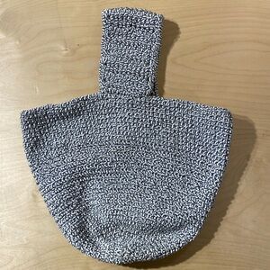 Gray Textured Women Crochet Bag (FC)
